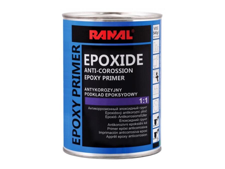 RANAL 1:1 epoxidový plnič 0,8L + 0,8L tužidlo ŠEDÁ