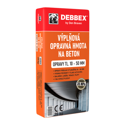 Den Braven Stěrka na beton 25kg výplňová opravná
