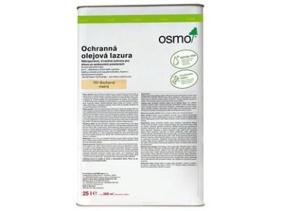 OSMO Lazura ochranná olejová 701 BEZBARVÁ mat  25 L