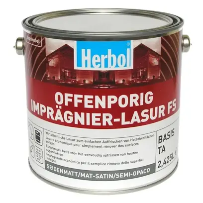 Herbol Offenporig Imprägnier-Lasur basis TA 2,425L