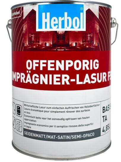 Herbol Offenporig Imprägnier-Lasur basis TA 4,85L