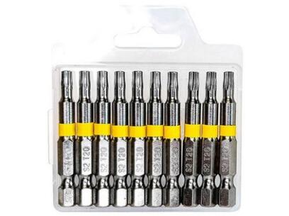 Bity niklované 50mm/TX20 10ks/balení