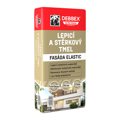 Den Braven tmel lepicí a stěrkový FASÁDA Elastic 25kg