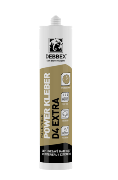 Den Braven lepidlo POWER KLEBER D4 Extra 300ml
