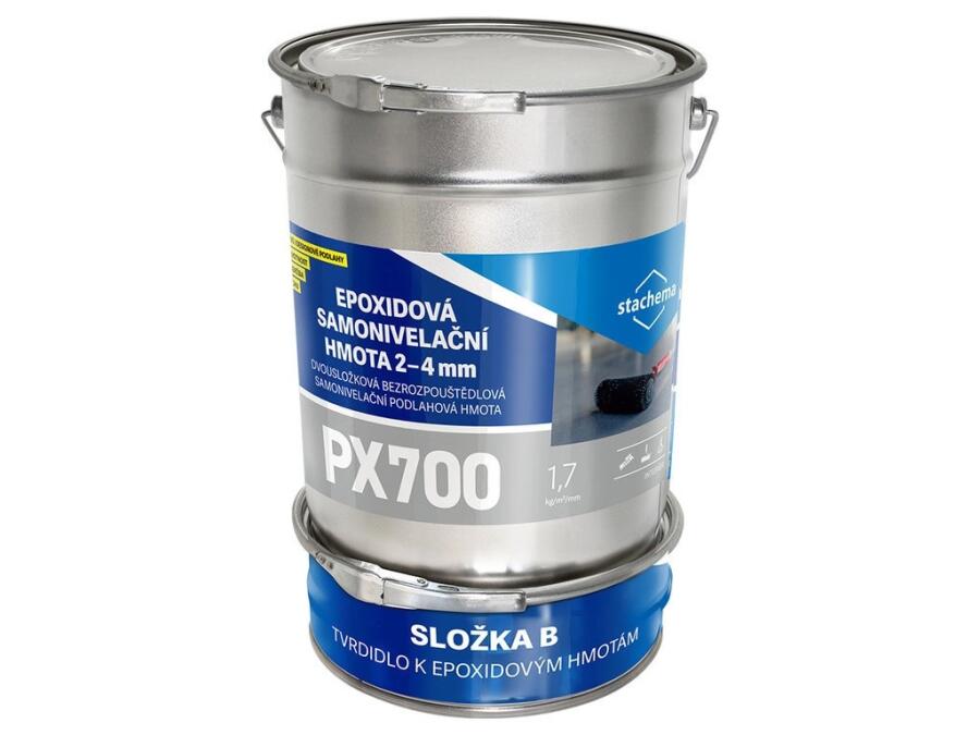 PX700 Epoxidová samonivelační hmota 2-4mm RAL7035, set 20kg